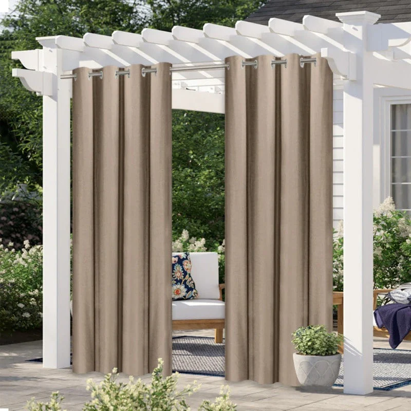 Wetterfester Vorhang für Pergola Garten