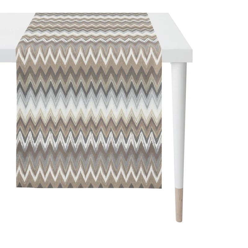 APELT Zigzag Tischläufer Zick-Zack-Look