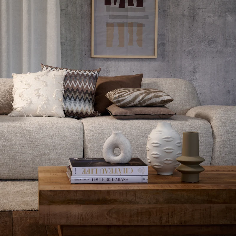 APELT Zazu Kissen grafisches Zebradesign