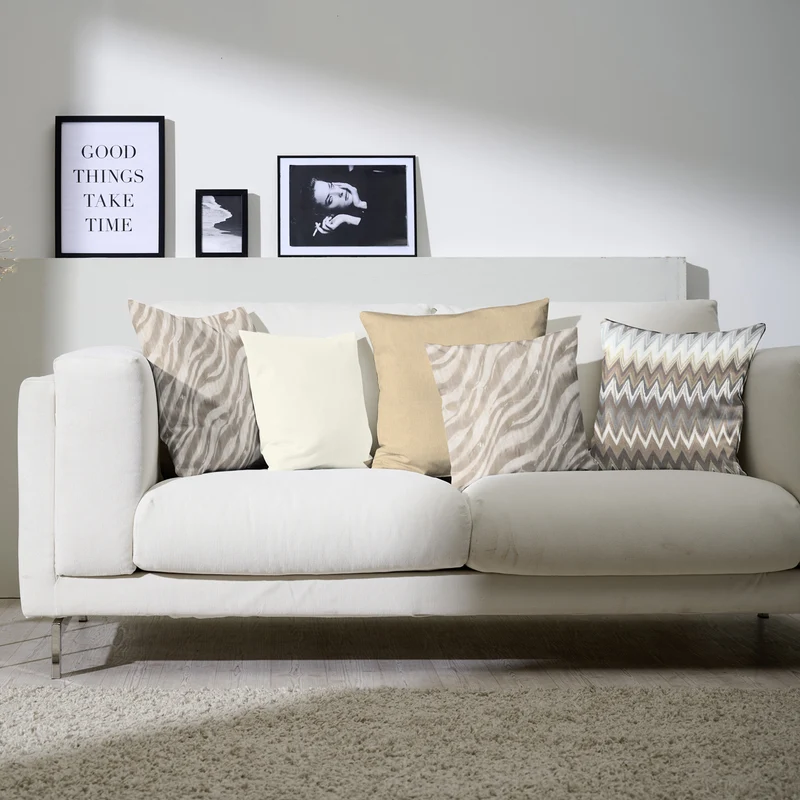 APELT Zazu Kissen grafisches Zebradesign