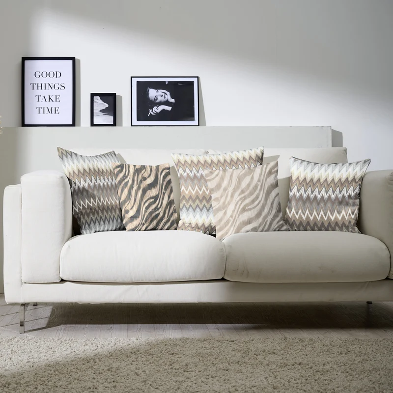 APELT Zazu Kissen grafisches Zebradesign