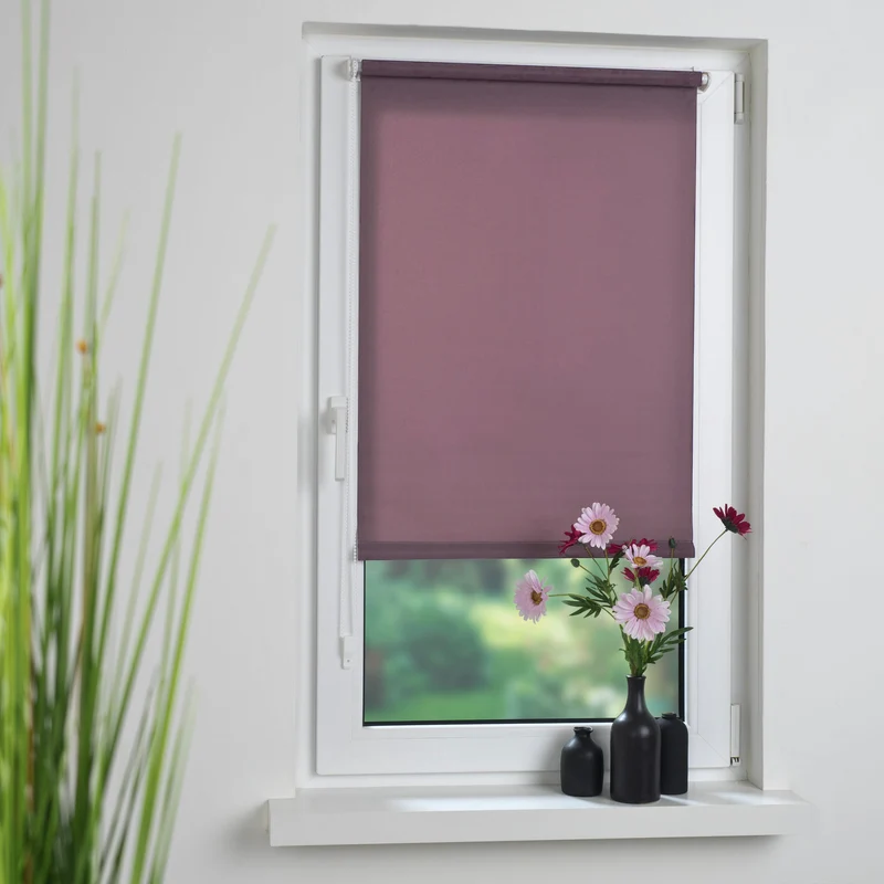 Gardinia Easyfix Seitenzug-Rollo Tageslicht - Klemmträgermontage ohne Bohren, verschiedene Farben