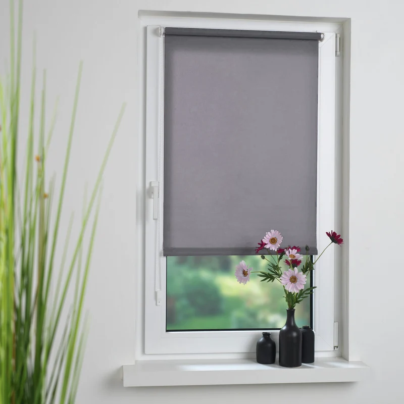 Gardinia Easyfix Seitenzug-Rollo Tageslicht - Klemmträgermontage ohne Bohren, verschiedene Farben