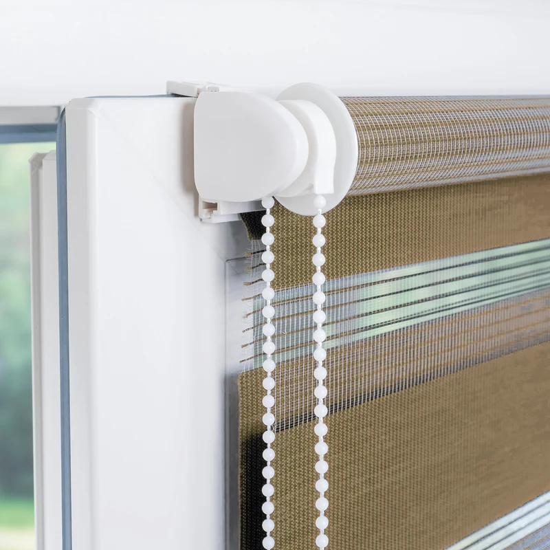 GARDINIA Doppelrollo Easyfix - Klemmträgermontage ohne Bohren, verschiedene Farben