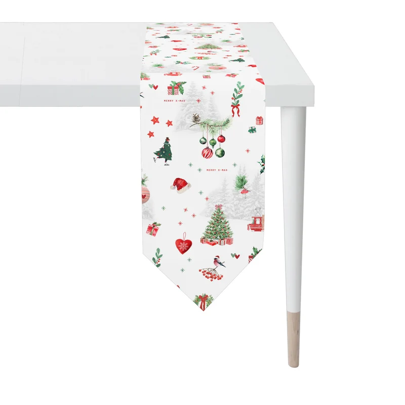 APELT 3710 Tischband Weihnachtsmotiven