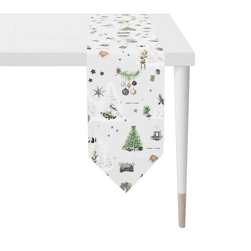 APELT 3710 Tischband Weihnachtsmotiven
