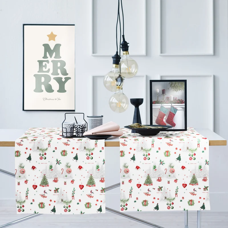 APELT 3710 Läufer Weihnachtsmotiven
