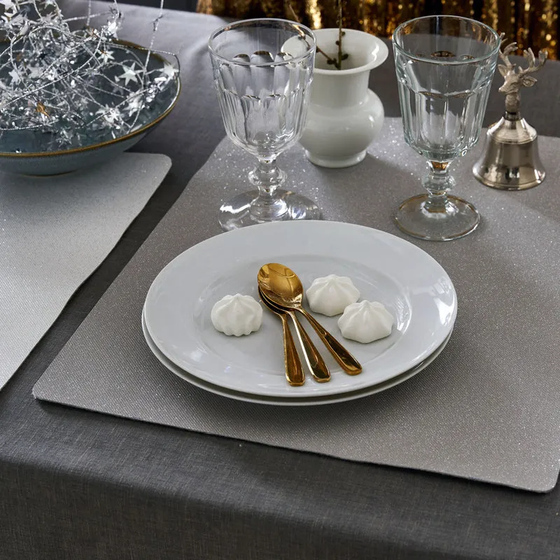APELT Tischset Kunstleder mit Glitzer