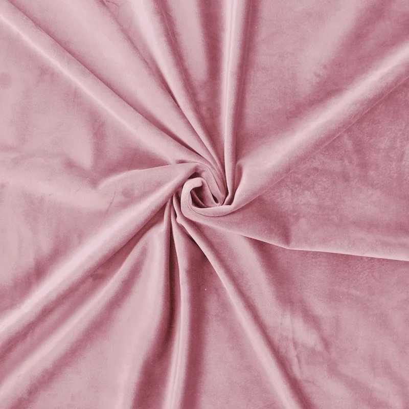 Rosa Samt Verdunkelungsvorhang mit Ösen