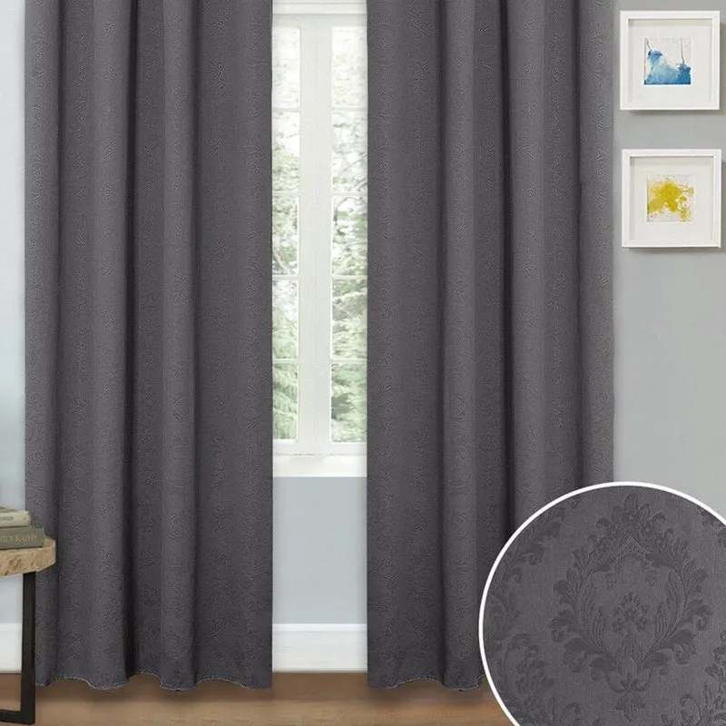 Verdunkelungsvorhang mit elegantem Jacquard-Muster
