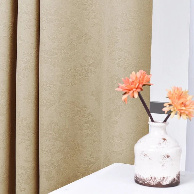 Verdunkelungsvorhang mit elegantem Jacquard-Muster
