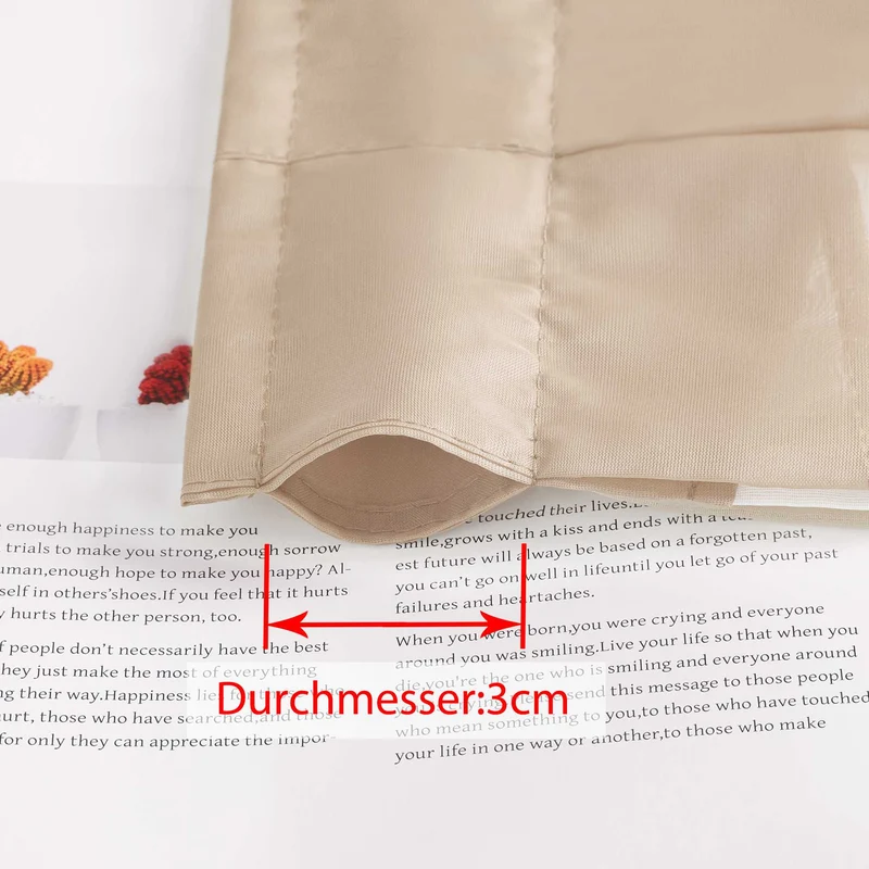 Scheibengardine M Form mit Wellenmuster / Vorhangkopf für Küche
