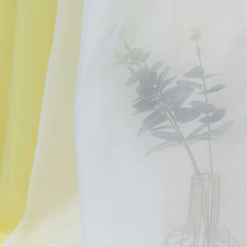 Dekorative Gardine Schal mit Farbverlauf 1 Stück