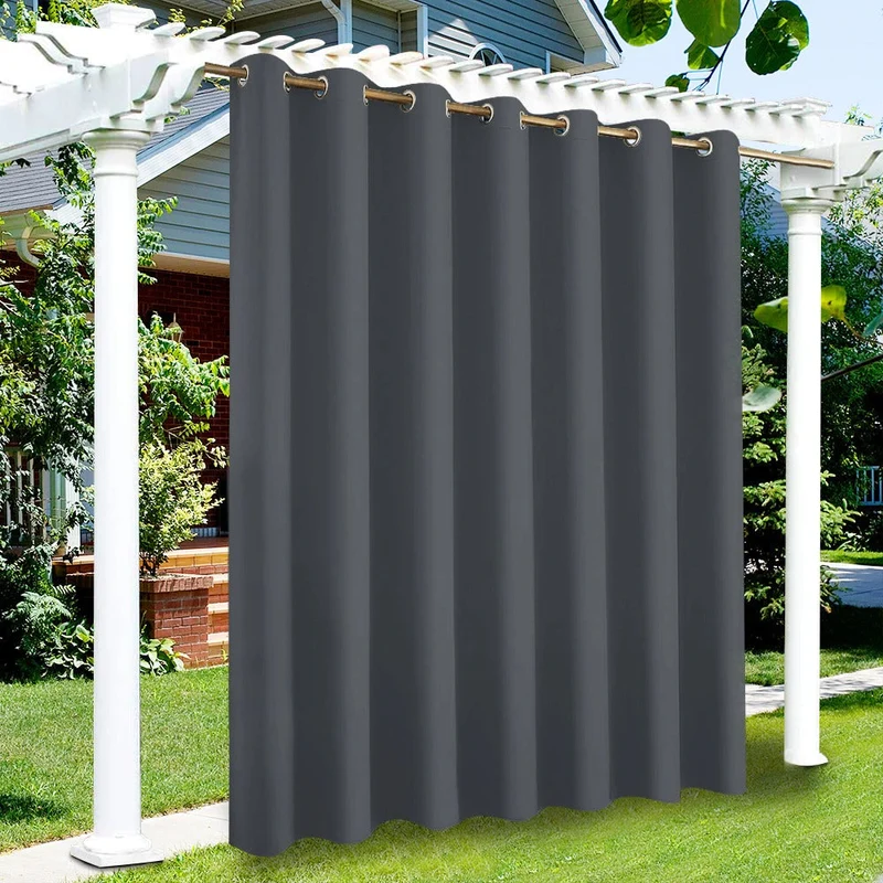 Outdoor Vorhang blickdicht für Pergola