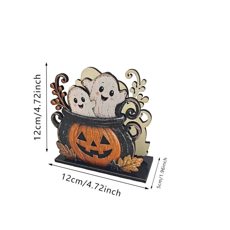 Halloween-Serviettenhalter aus Holz