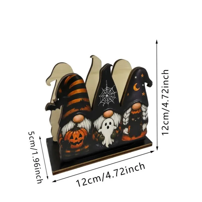 Halloween-Serviettenhalter aus Holz im Landhausstil