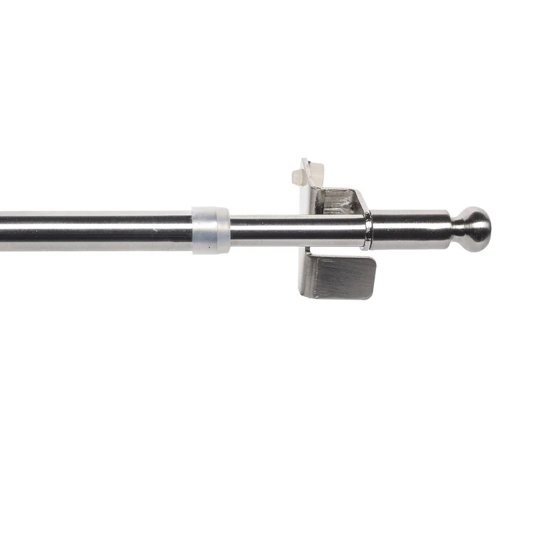 GARDINIA Klemmstangen, herausdrehbar, Gardinenstange zum Klemmen in verschiedenen Varianten, Ø 6 / 8 mm 2 Stück