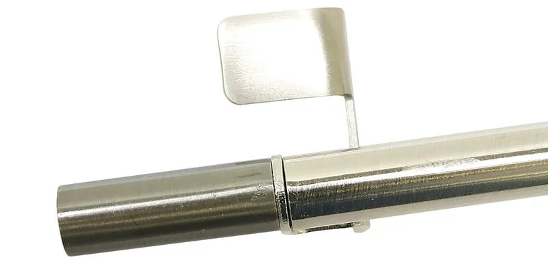 GARDINIA Klemmstangen, herausdrehbar, Gardinenstange zum Klemmen in verschiedenen Varianten, Ø 6 / 8 mm 2 Stück