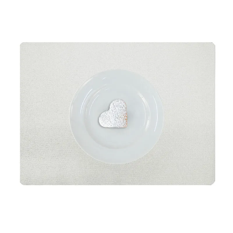 APELT Tischset Kunstleder mit Glitzer
