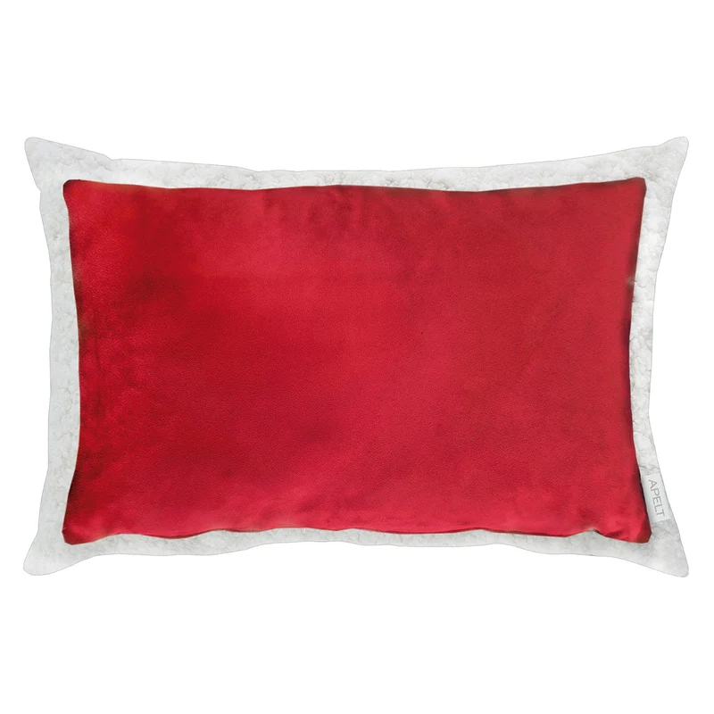 APELT Montana Kissenbezug aus weichem Velours mit kuscheligem Fake-Fur-Teddyfell