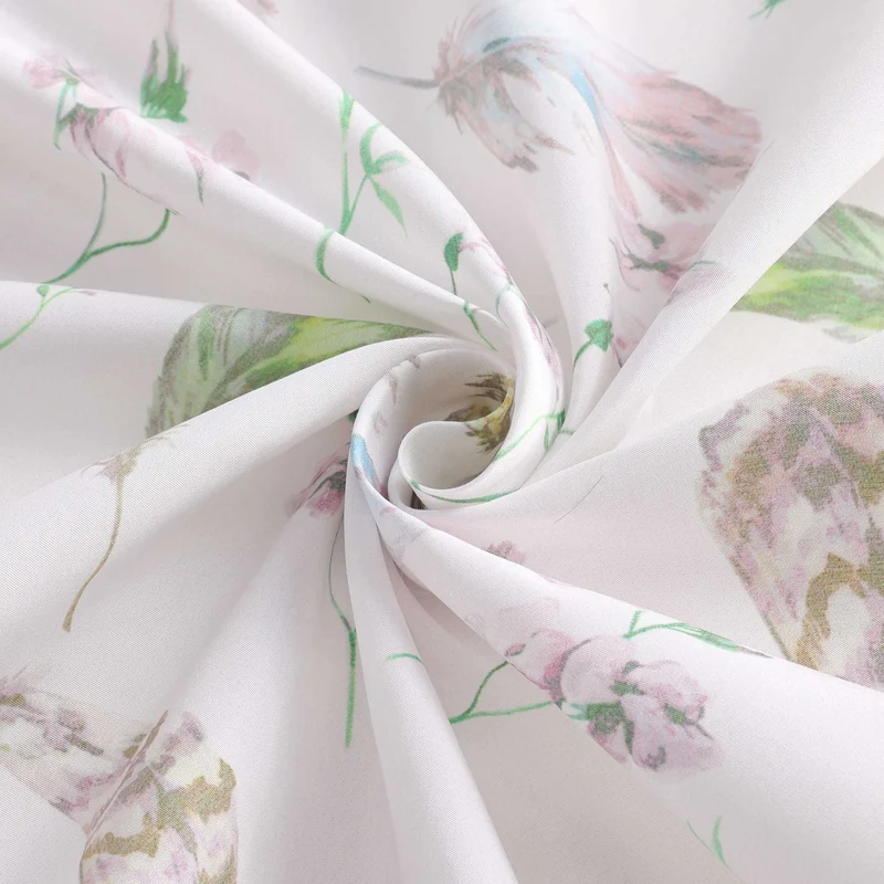 Rollo mit Schlaufen Voile Raffgardine mit Federdruck halbtransparent