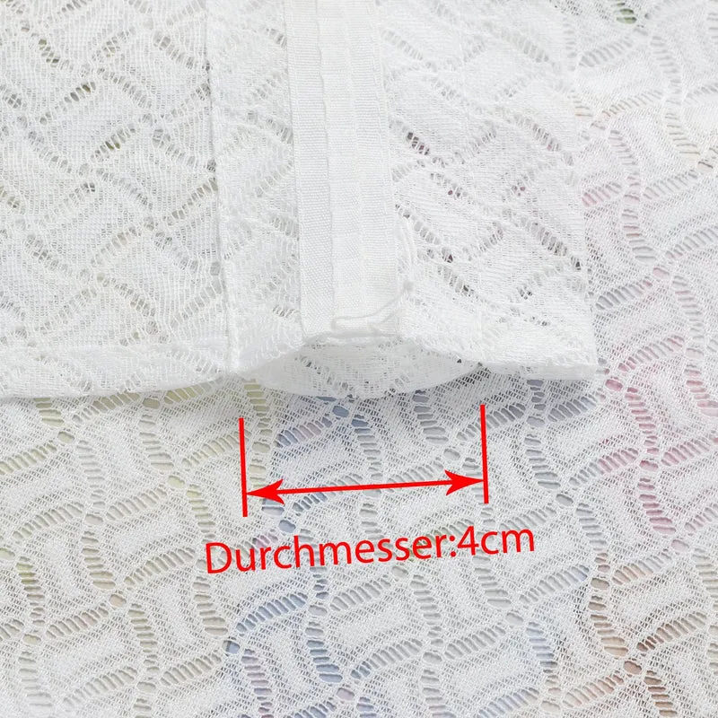 2er Set Scheibengardinen Jacquard Bistrogardine durch Tunnelzug kurz weiß