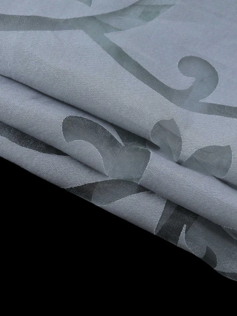Schiebegardine Flächenvorhänge Klettbandschal mit Blumenmuster 2er Set