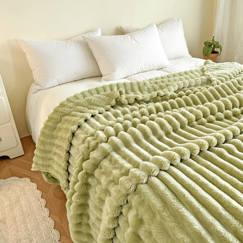 Weiche und warme Kuscheldecke aus Fleece