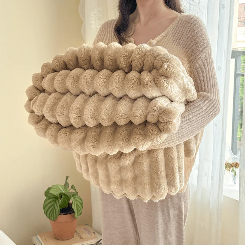 Weiche und warme Kuscheldecke aus Fleece