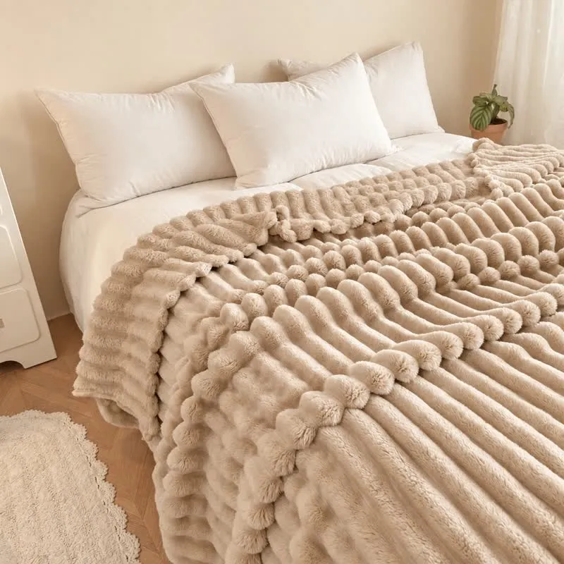 Weiche und warme Kuscheldecke aus Fleece