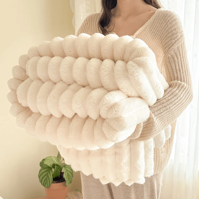 Weiche und warme Kuscheldecke aus Fleece