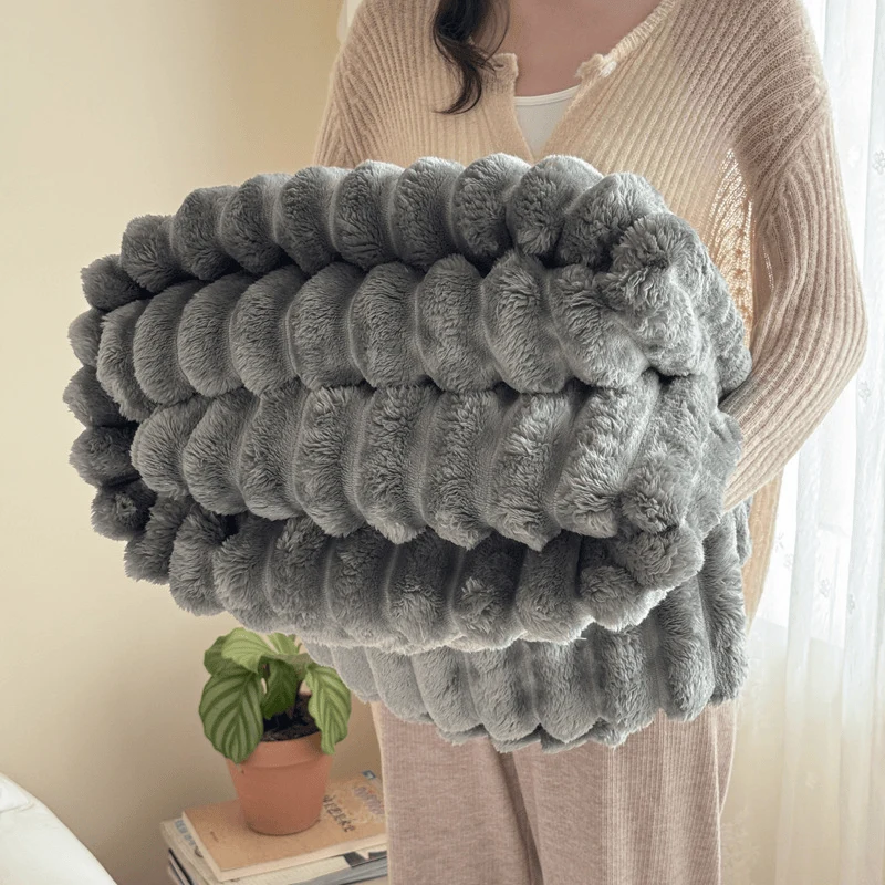 Weiche und warme Kuscheldecke aus Fleece