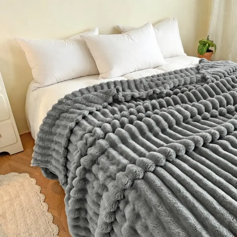 Weiche und warme Kuscheldecke aus Fleece