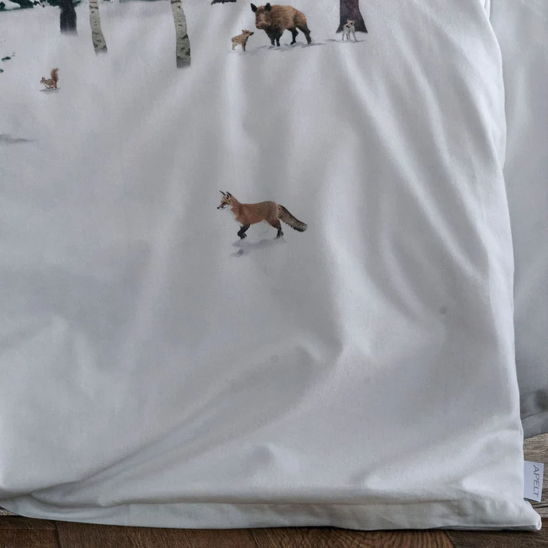 APELT Anton Bettwäsche Flanell Winterwaldmotiv