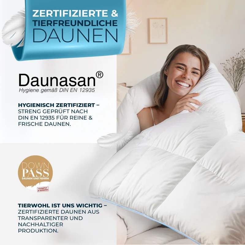 Winter-Daunendecke Extra Warm [Made in Germany]