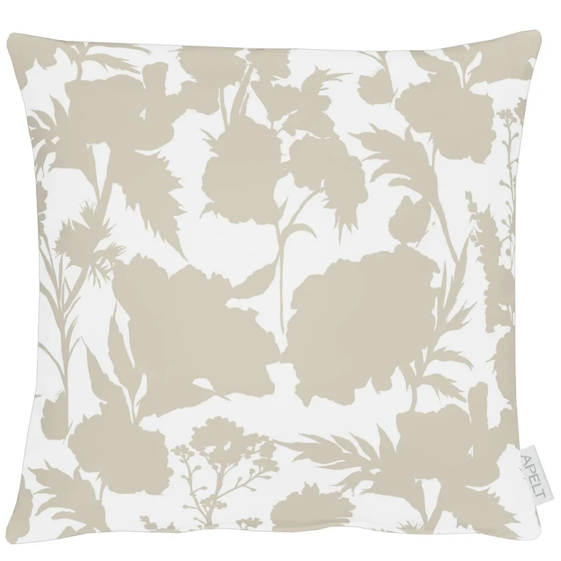 APELT 7002 Kissen Sommerblüten als Faux-Uni all-over