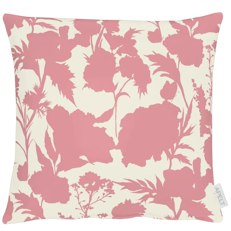 APELT 7002 Kissen Sommerblüten als Faux-Uni all-over