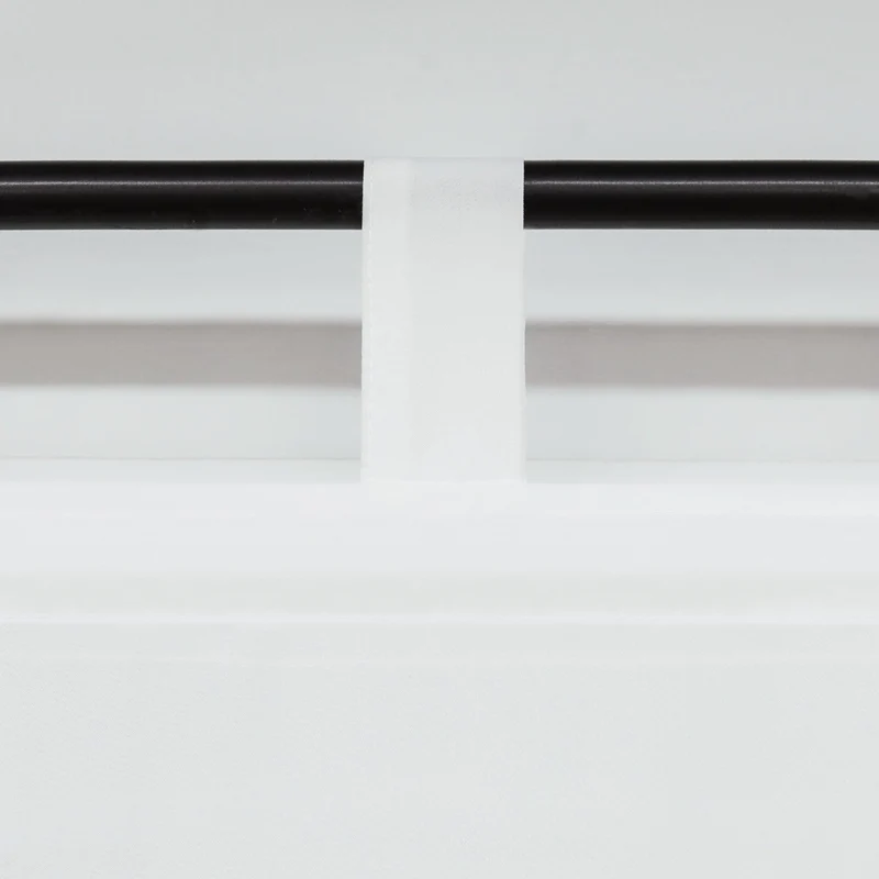 Rollo Unifarbe halbtransparent Dekofalten 1 Stück