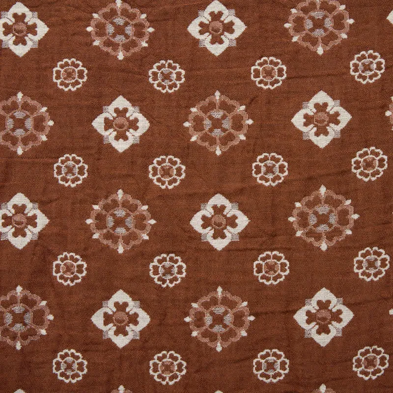 Retro-Pyjama-Set mit langen Ärmeln und geometrischem Muster