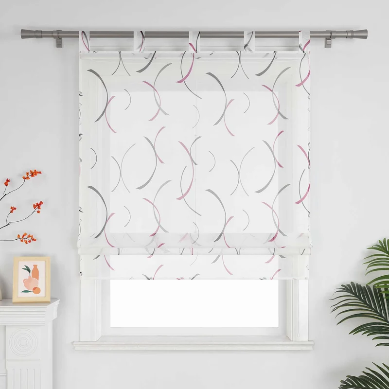 Rollo mit bedrucktem Klammer-Design