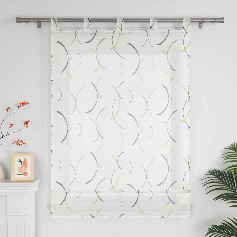 Rollo mit bedrucktem Klammer-Design
