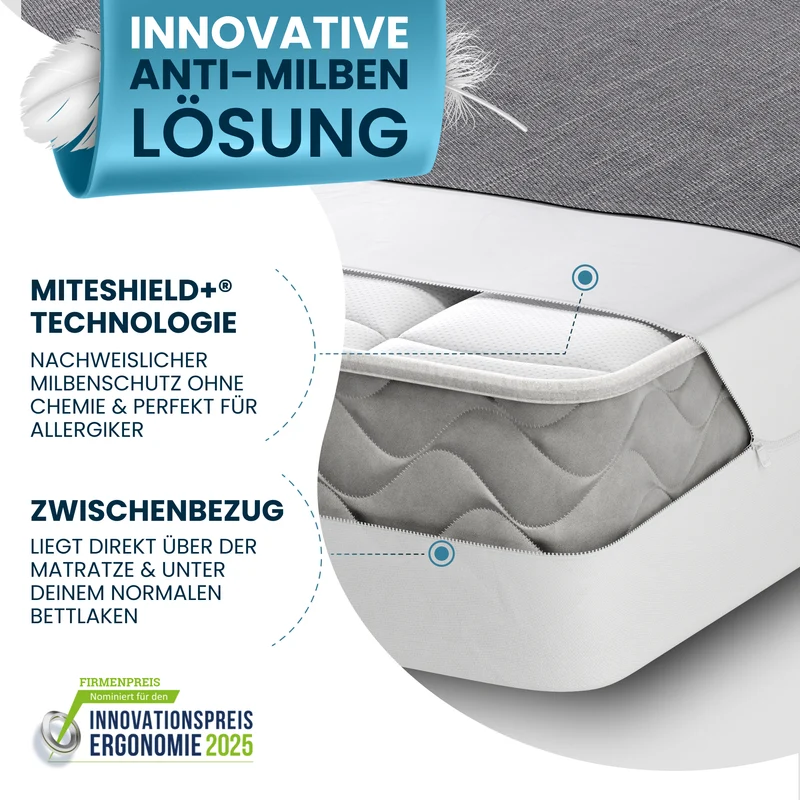 Milbenbezug Matratze [Zertifiziert in Deutschland]