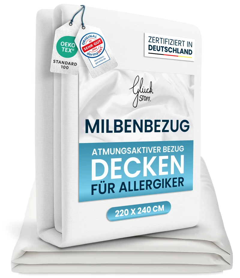 Milbenbezug Bettdecke [Zertifiziert in Deutschland]