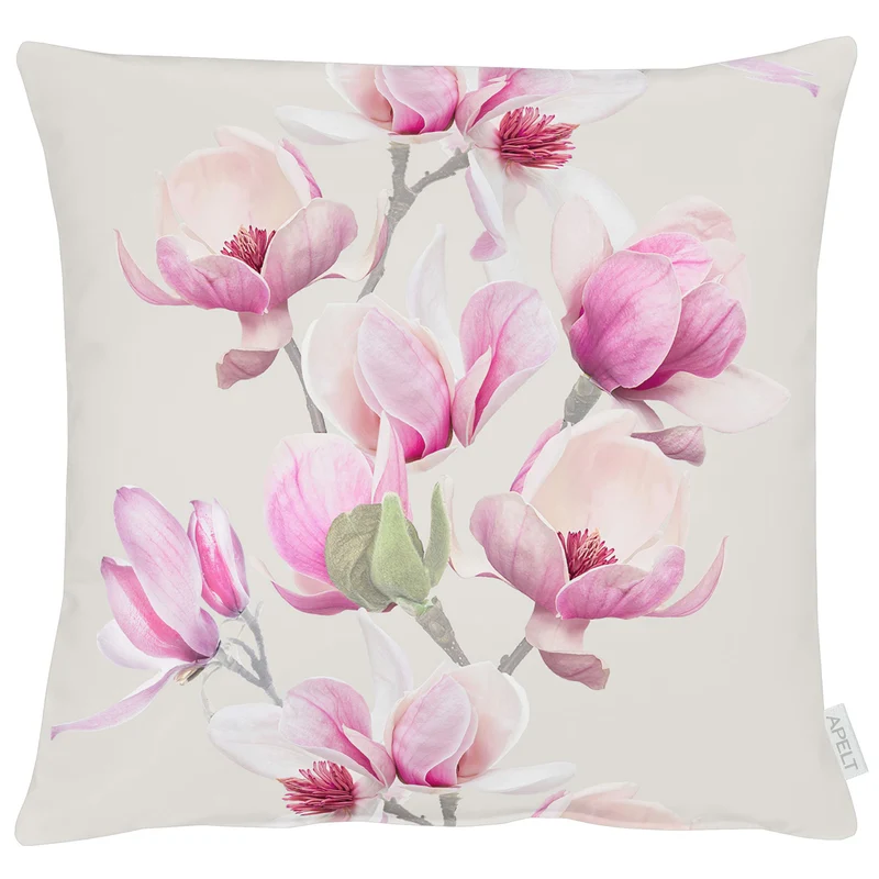 APELT 3107 Kissen Magnolien-Motiv