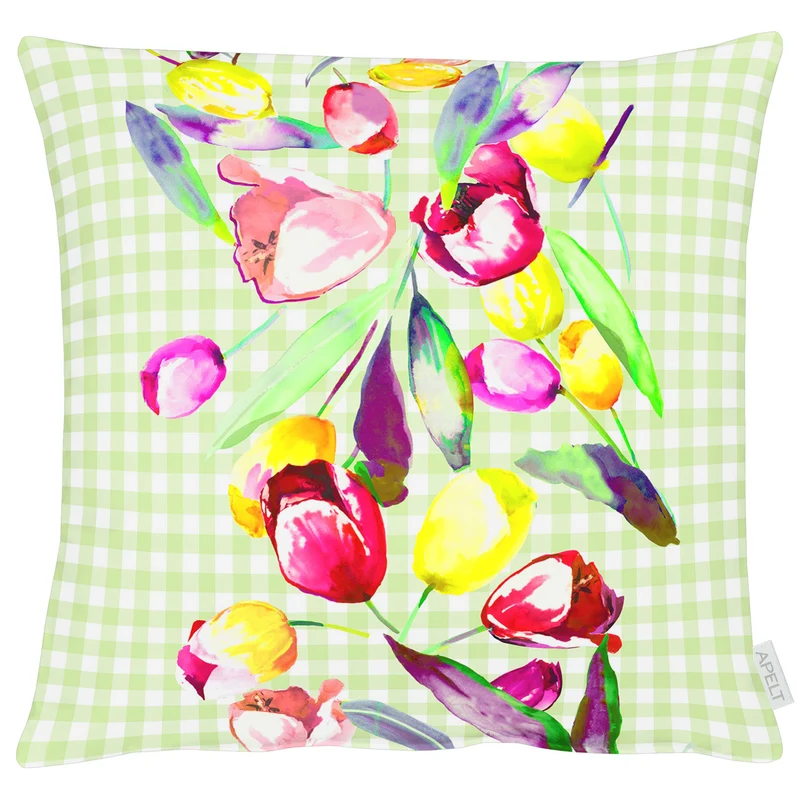 APELT 3106 Kissenbezug Tulpen-Motiv