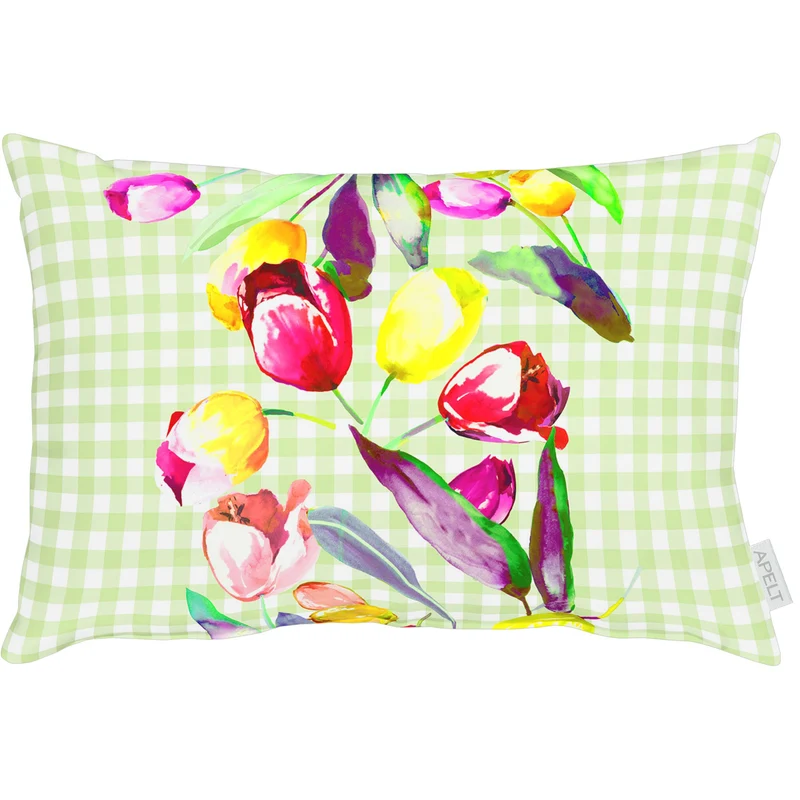 APELT 3106 Kissen Tulpen-Motiv