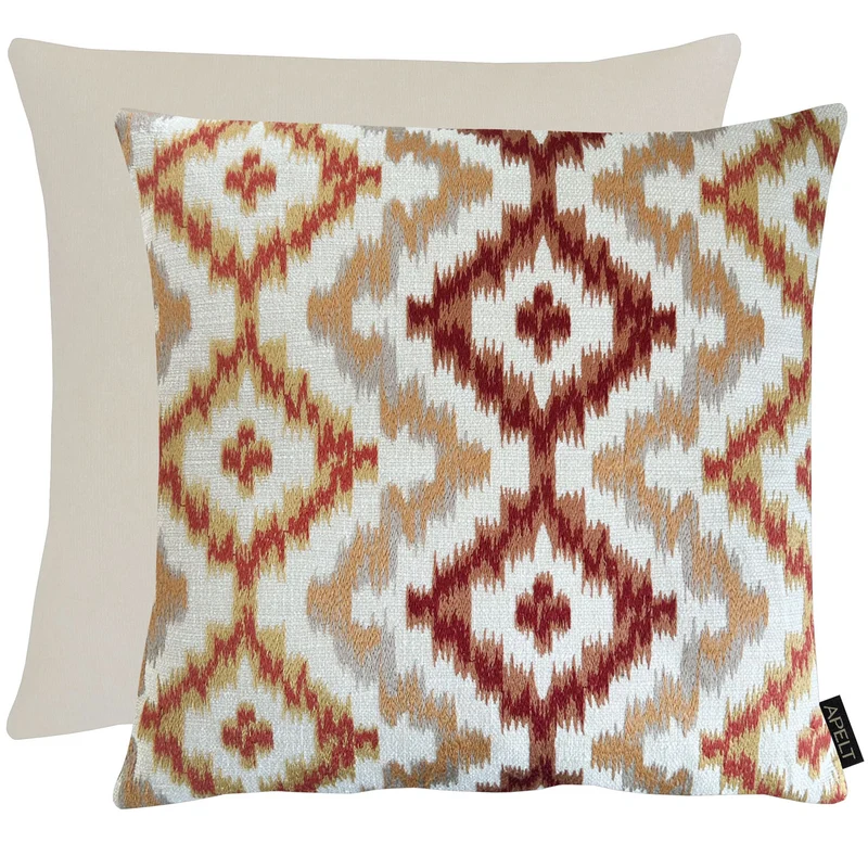 APELT Milan Kissen Jacquard-Kissenstoff in klassischem Ikat-Design