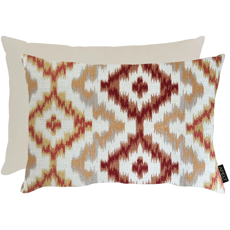 APELT Milan Kissen Jacquard-Kissenstoff in klassischem Ikat-Design