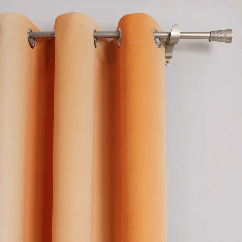 Verdunkelungsvorhang Ösenschal Farbverlauf Thermovorhang Minimalismus 1 Stück