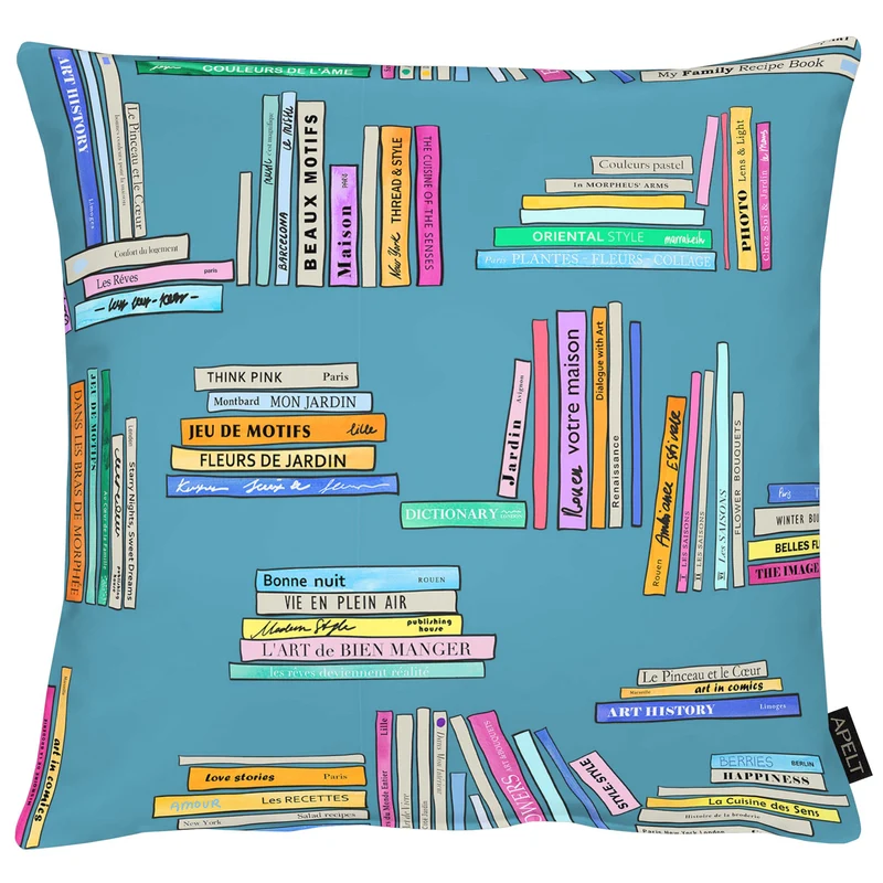 APELT Carta Kissen gezeichnete Buchmotive
